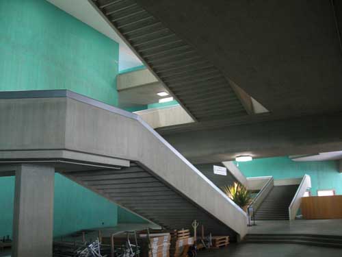 Massive Stairway in the Physics Lecture Hall Building